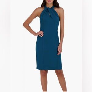 NWT - Julia Jordan - Twist Neck Sheath Dress - Size 12